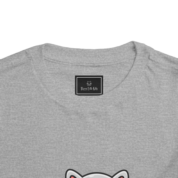 Cat Eating A Fish Toddler Tee