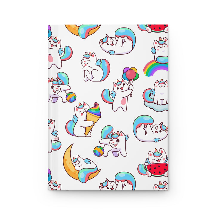 Rainbow Caticorn Hardcover Journal
