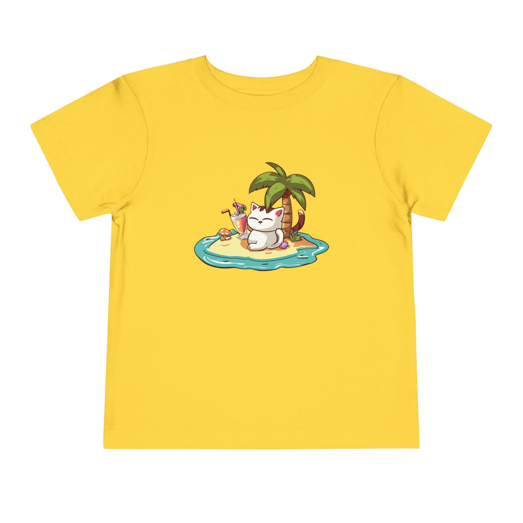 Tropical Cat Toddler Tee