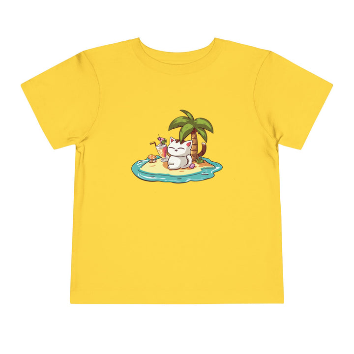 Tropical Cat Toddler Tee