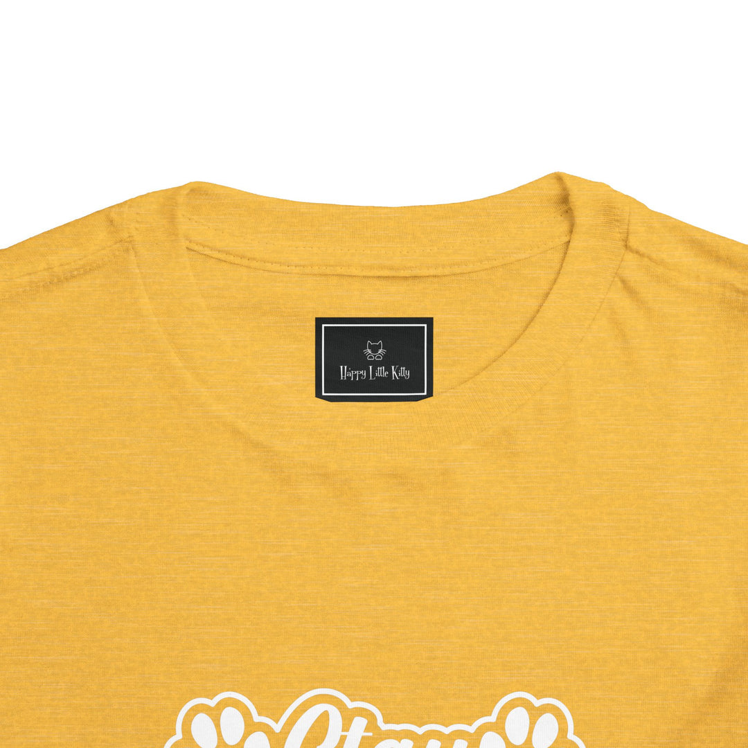 Stay Pawsitive Toddler Tee