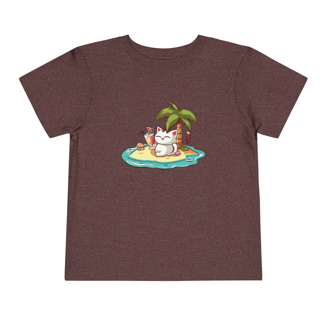 Tropical Cat Toddler Tee