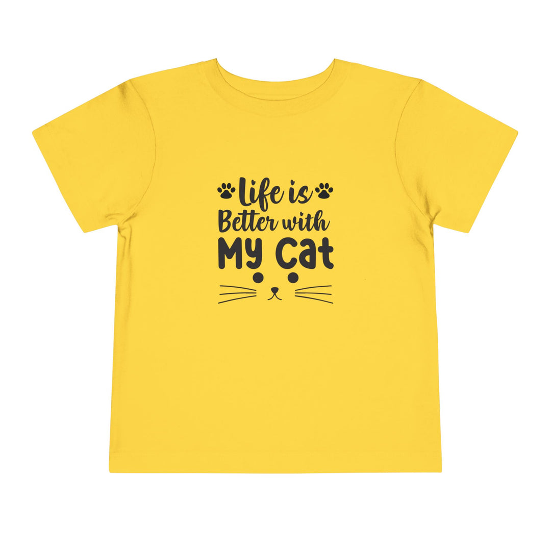 Better With My Cat Toddler Tee
