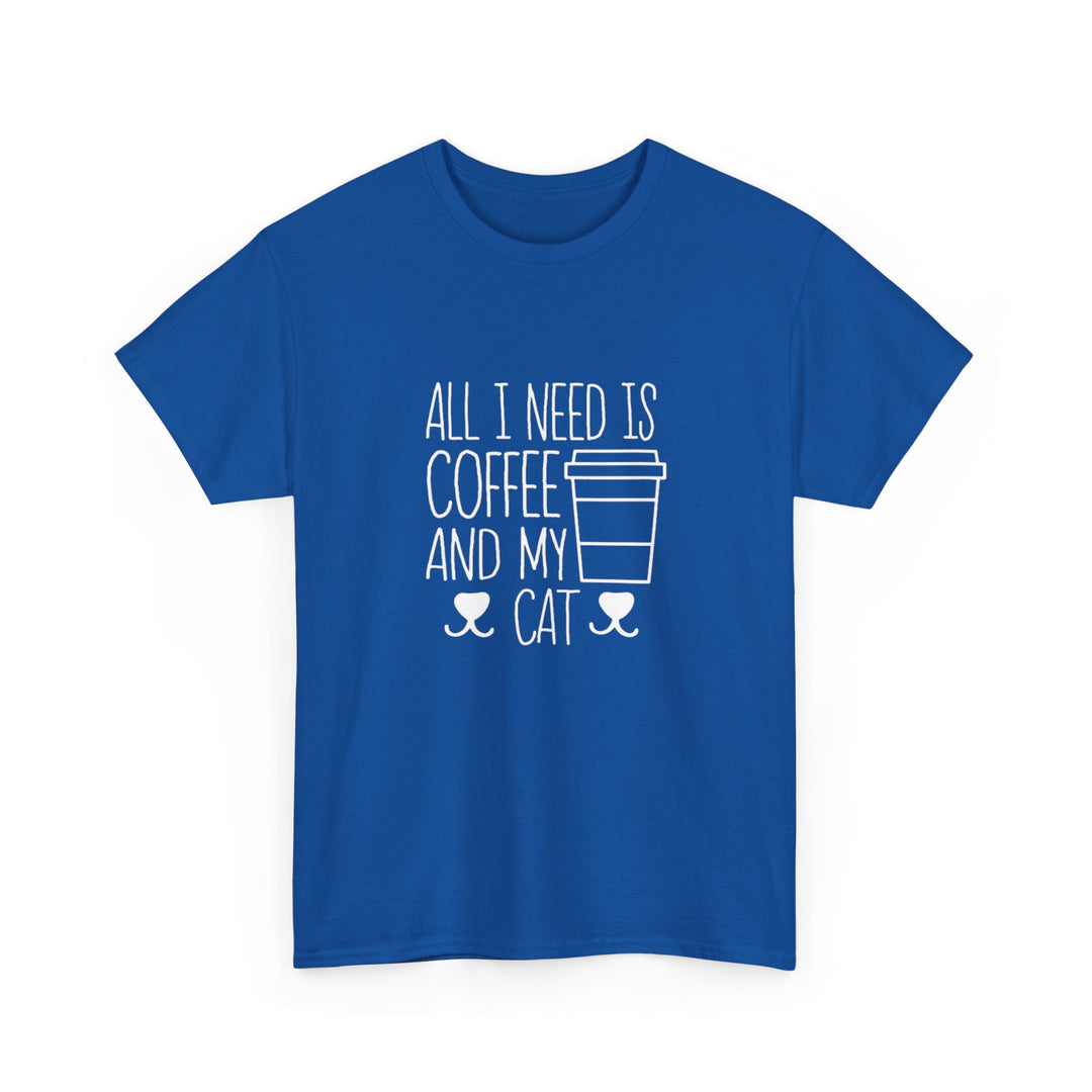 Coffee and My Cat Cotton Tee