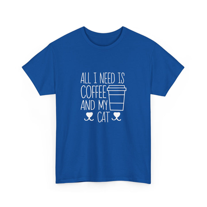 Coffee and My Cat Cotton Tee