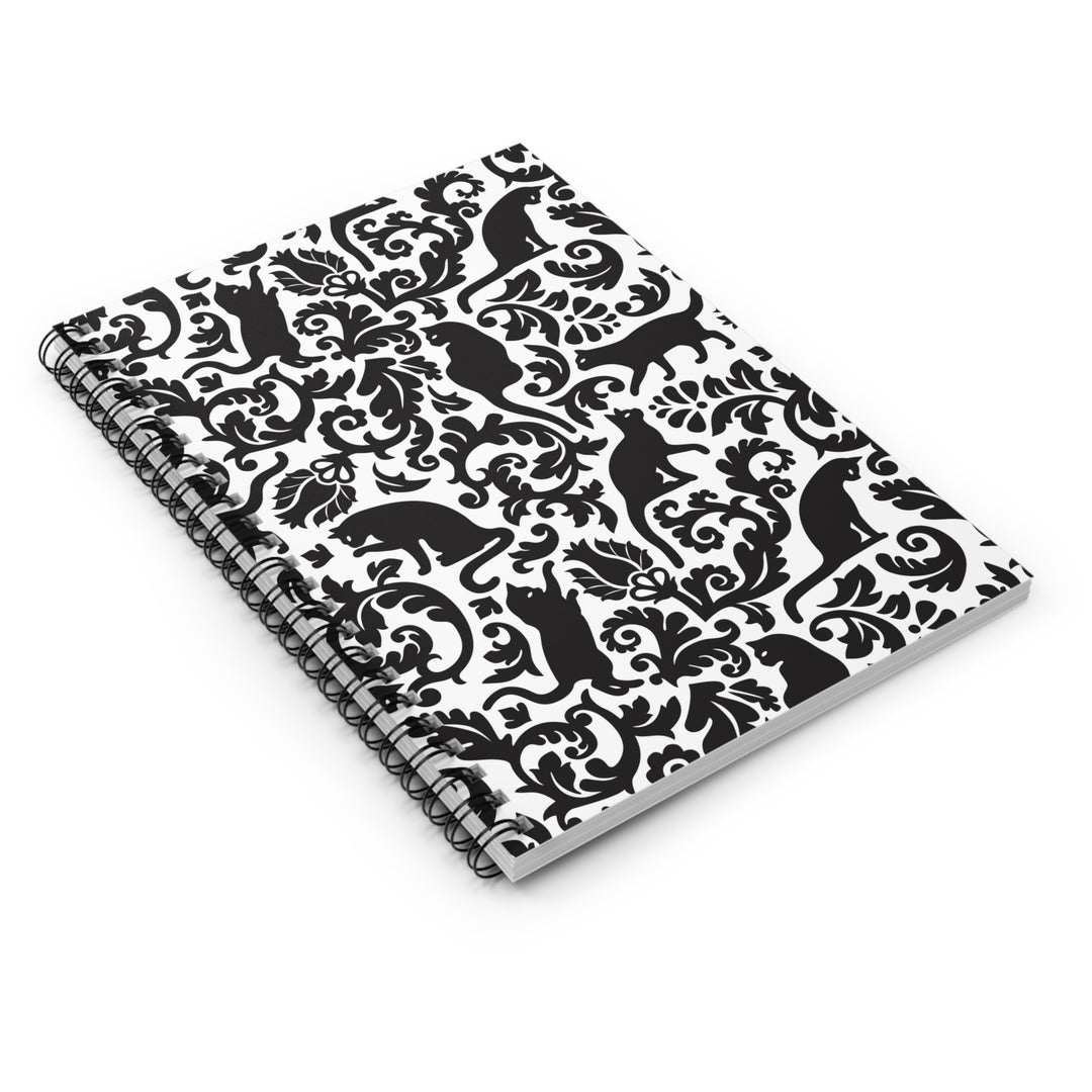Toile Cat Spiral Notebook