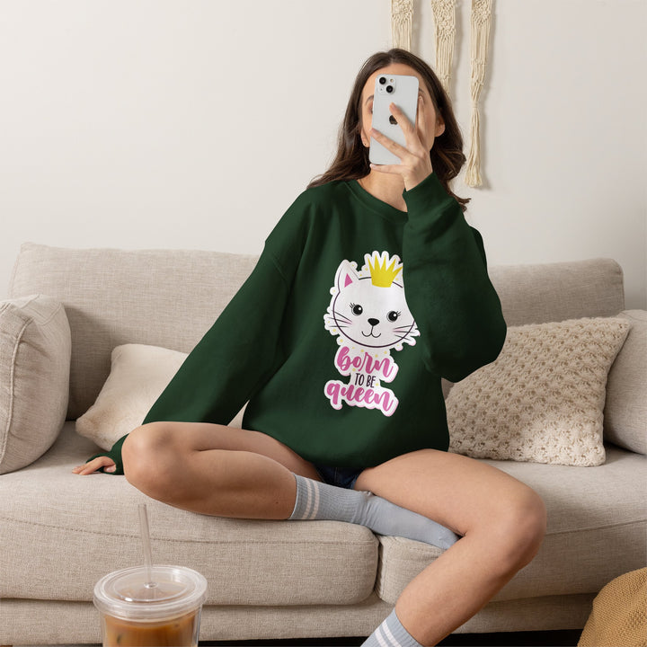 Queen Kitty Crewneck Sweatshirt