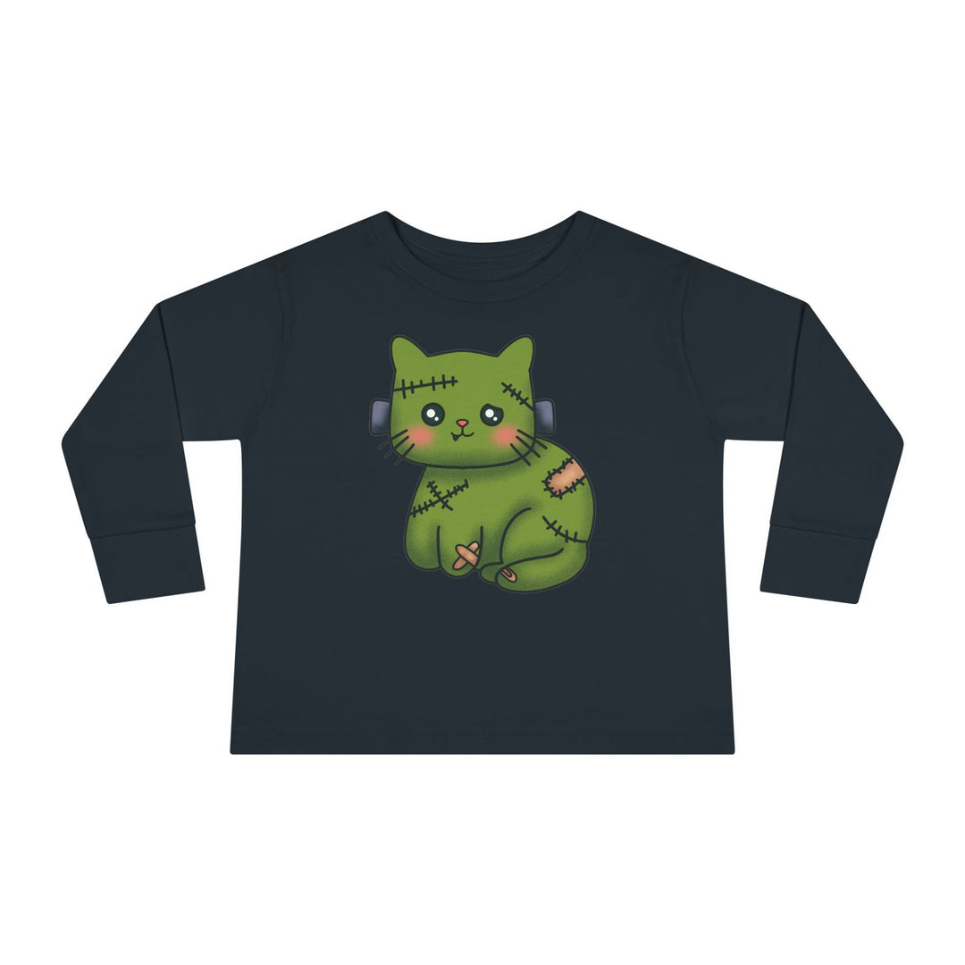 Frankenkitty Toddler Long Sleeve Tee