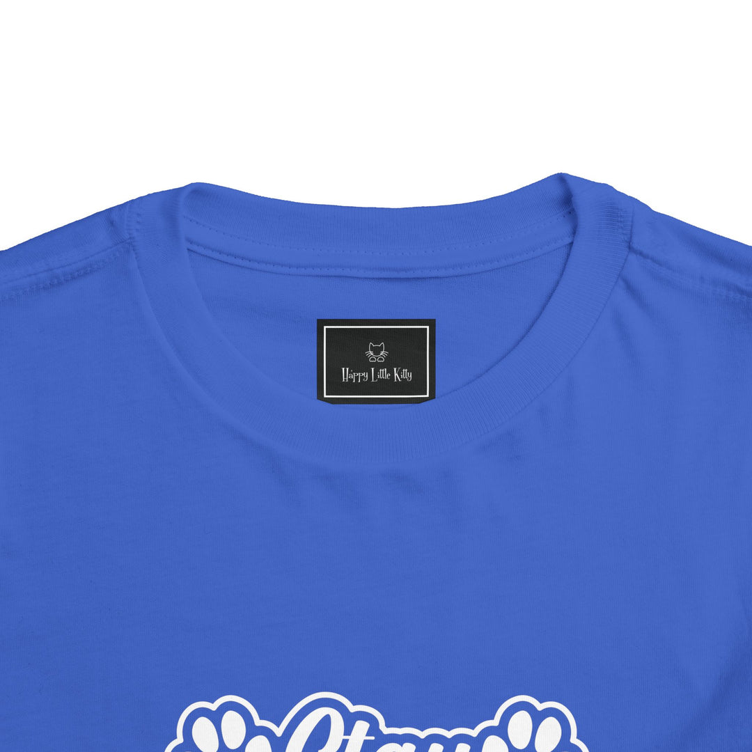 Stay Pawsitive Toddler Tee