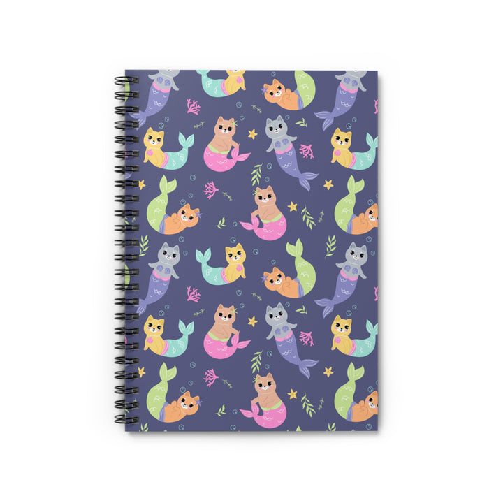 Mermaid Cat Spiral Notebook