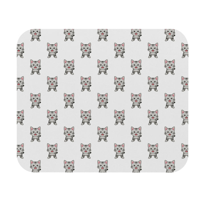 Gray Tabby Cat Mouse Pad