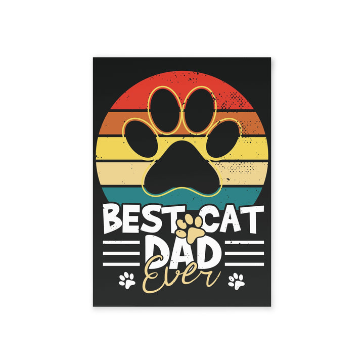 Best Cat Dad Ever Greeting Card