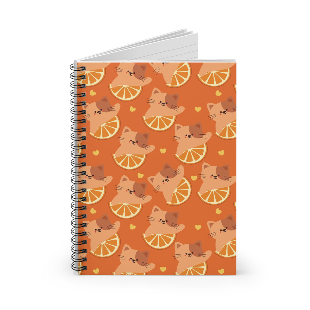 Citrus Cat Spiral Notebook