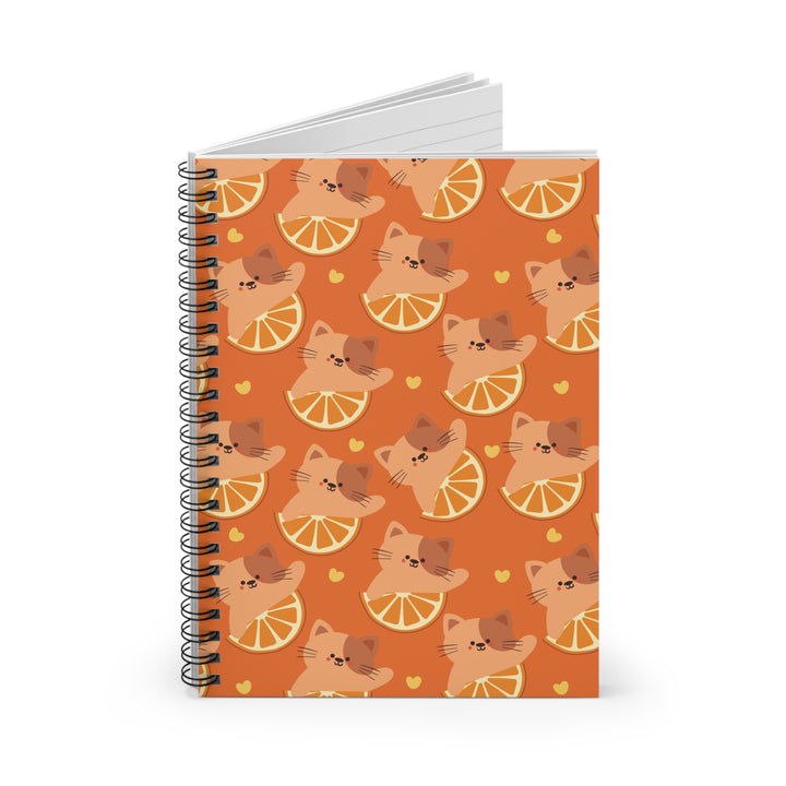Citrus Cat Spiral Notebook