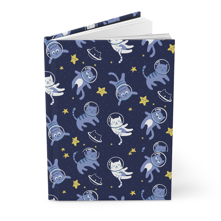 Cats in Space Hardcover Journal
