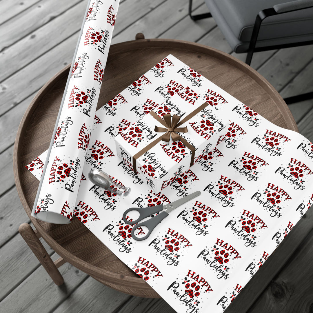 Happy Pawlidays Gift Wrap