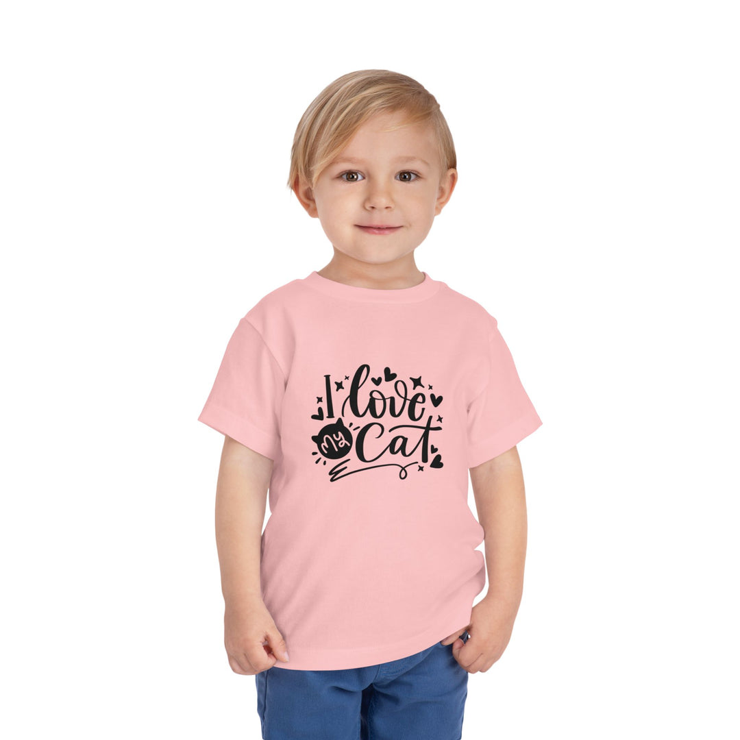 I Love My Cat Toddler Tee