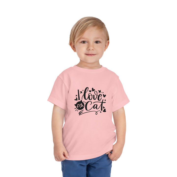 I Love My Cat Toddler Tee