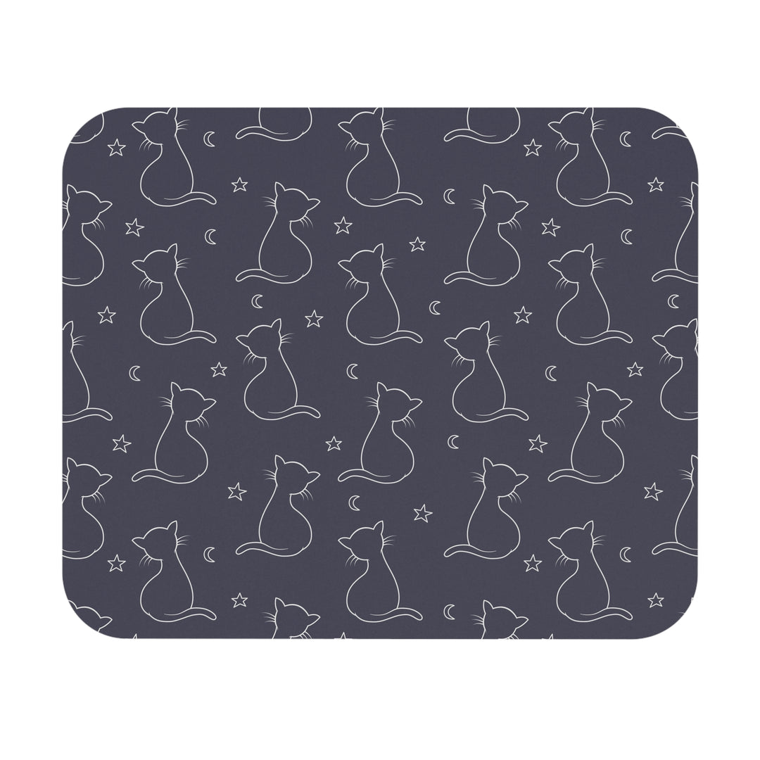 Night Sky Cat Mouse Pad
