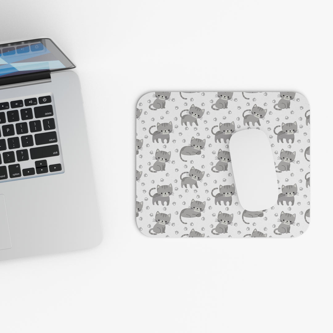 Little Gray Kitten Mouse Pad