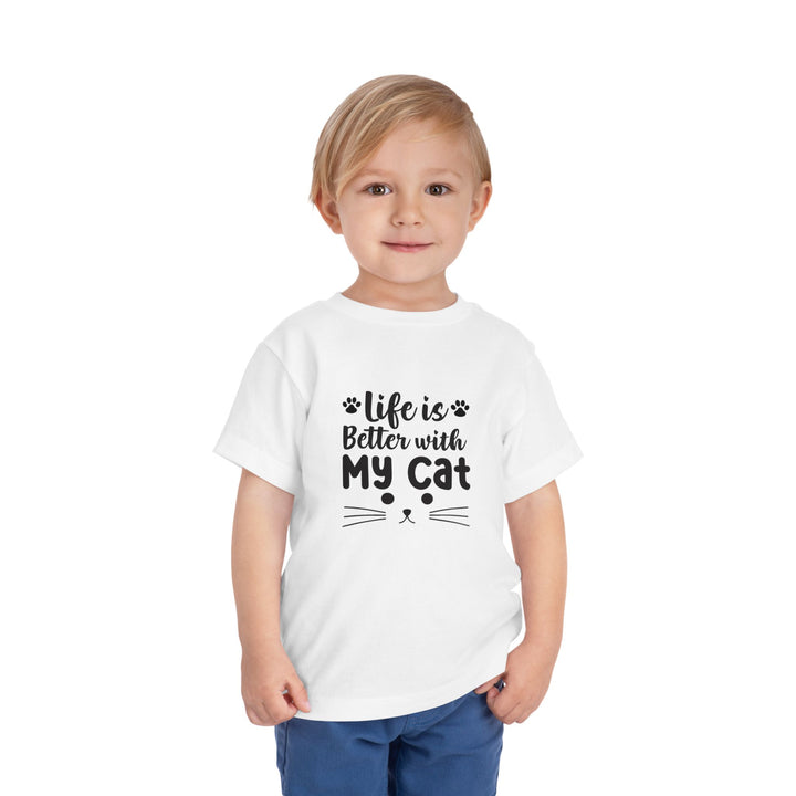Better With My Cat Toddler Tee