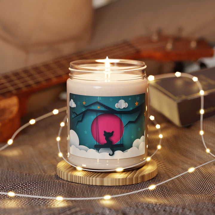 Stargazer Kitty Scented Soy Candle, 9oz