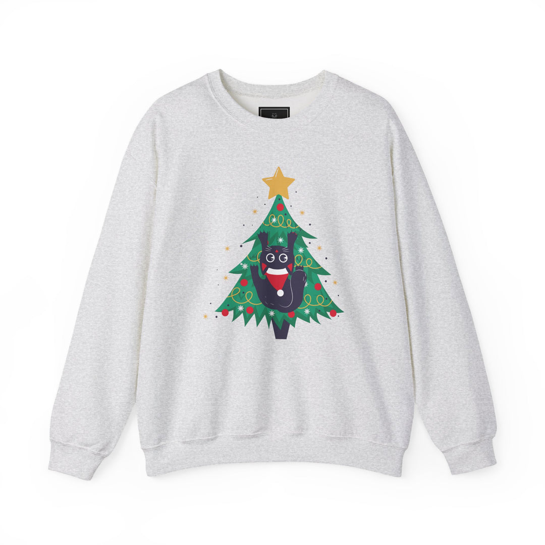 Tree Climbing Kitty Crewneck Sweatshirt