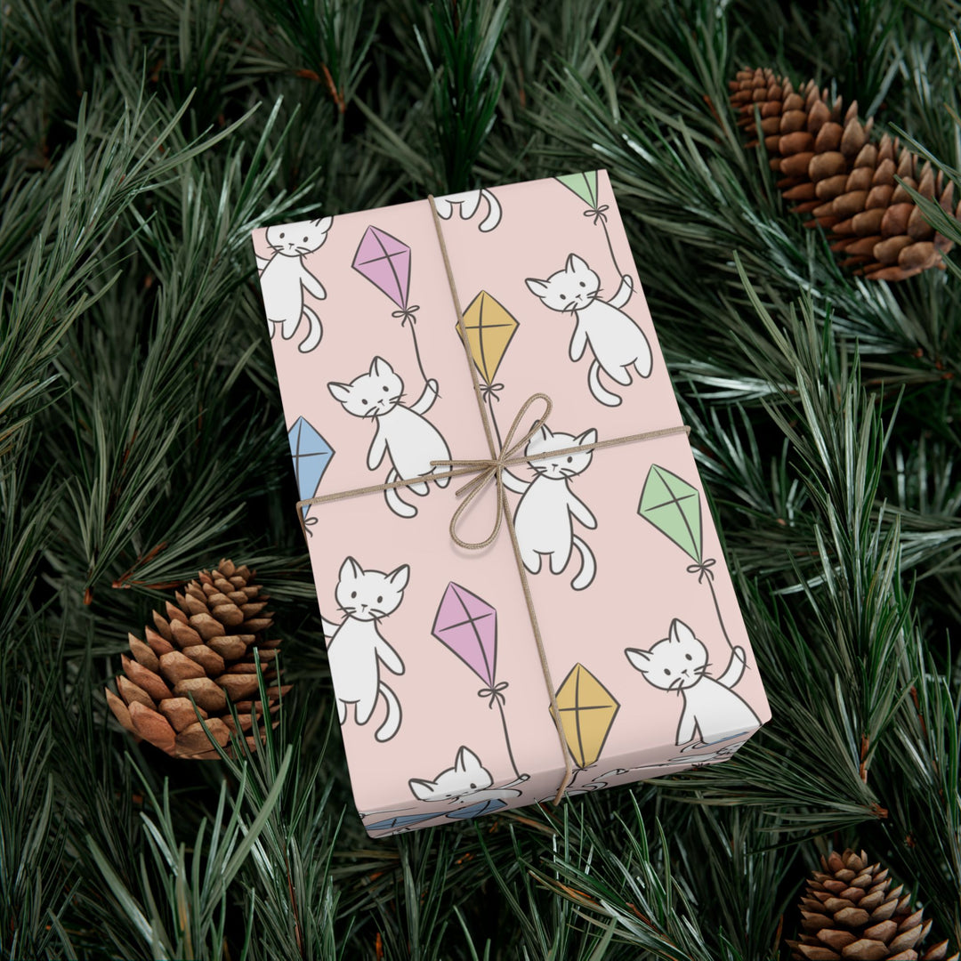 Cats and Kites Gift Wrap