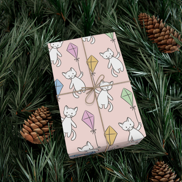 Cats and Kites Gift Wrap