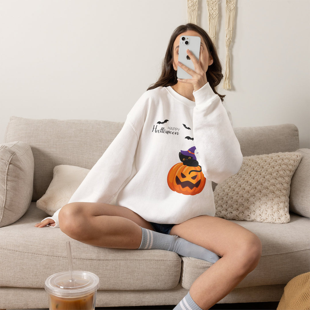 Cat-O-Lantern Crewneck Sweatshirt
