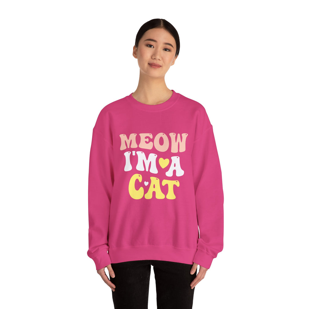 Meow I'm A Cat Unisex Crewneck Sweatshirt