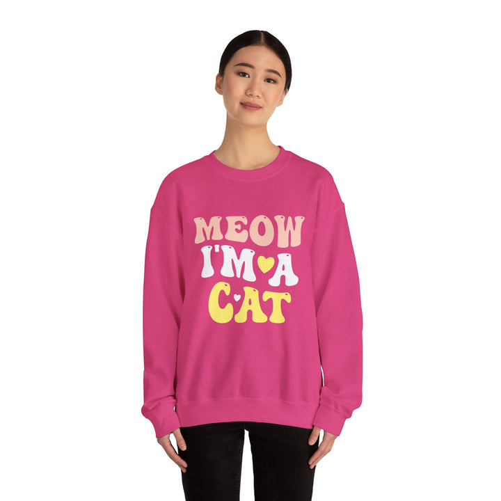 Meow I'm A Cat Unisex Crewneck Sweatshirt