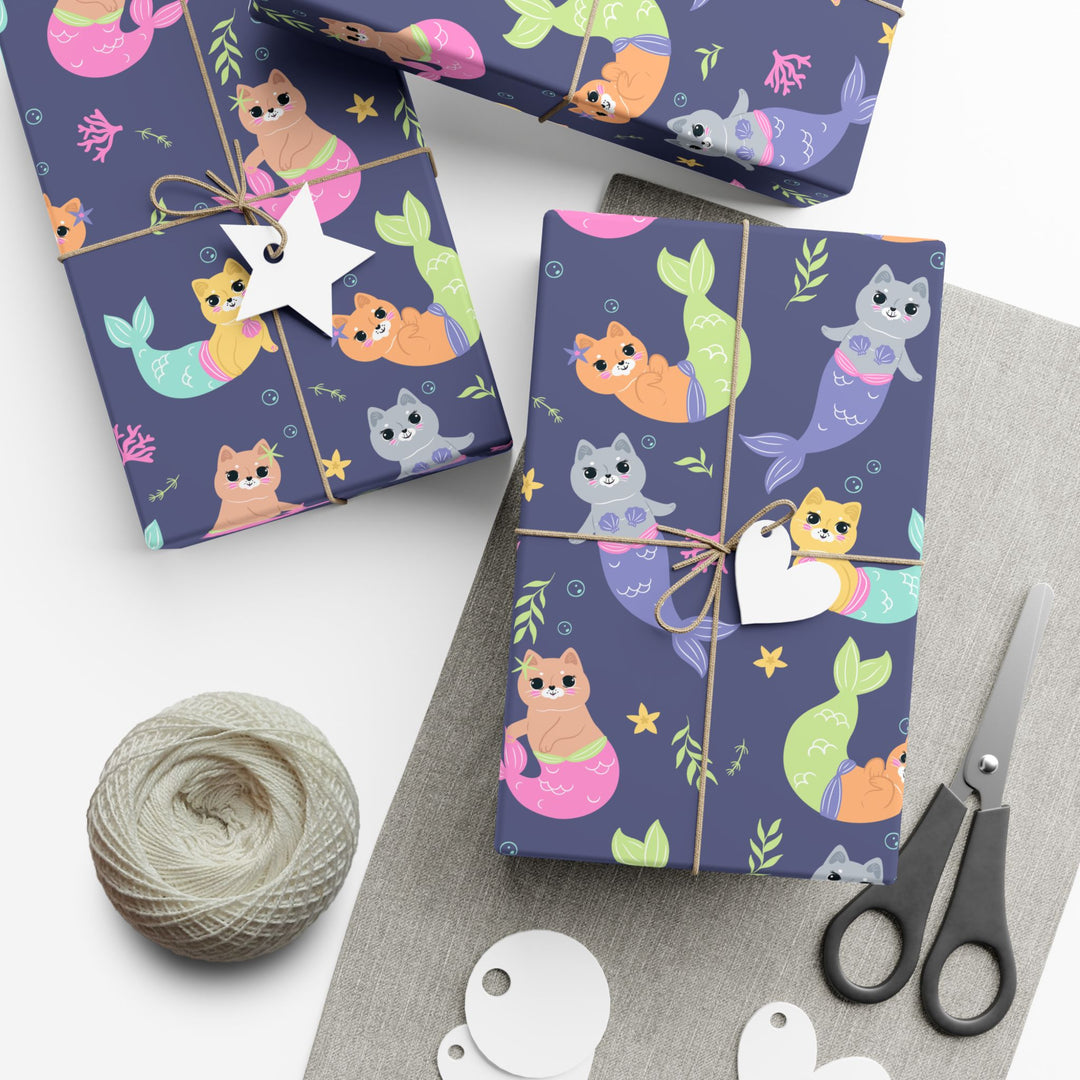 Mermaid Cat Gift Wrap