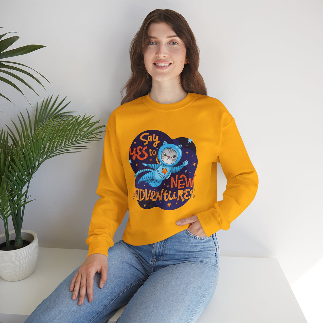 Adventure Kitty Crewneck Sweatshirt