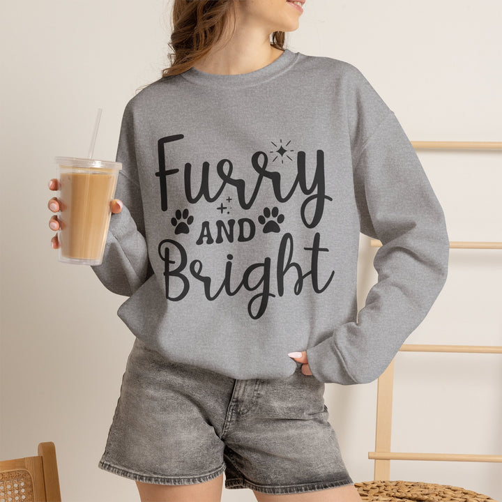 Furry and Bright Crewneck Sweatshirt