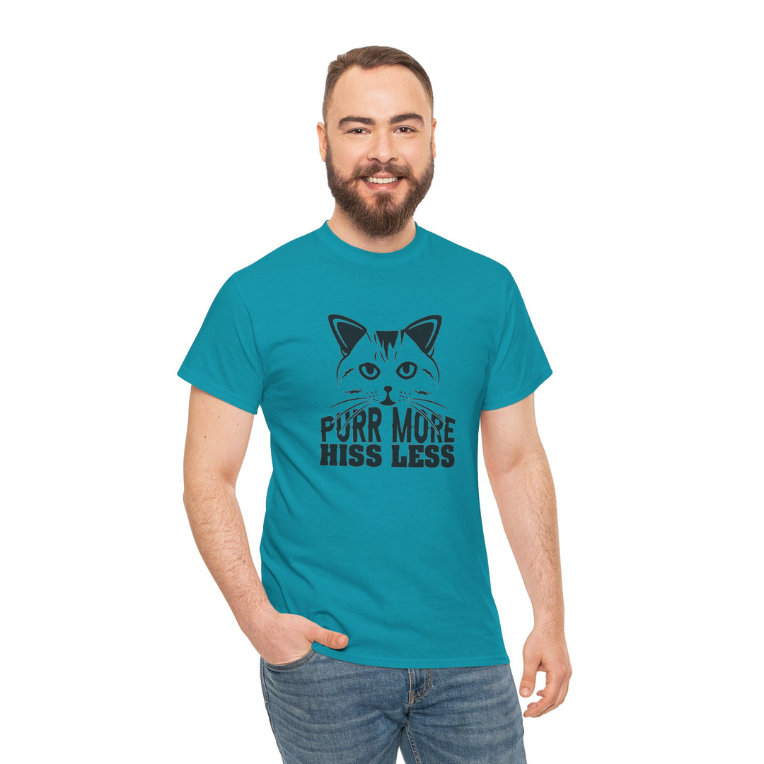 Purr More Hiss Less Cotton Tee