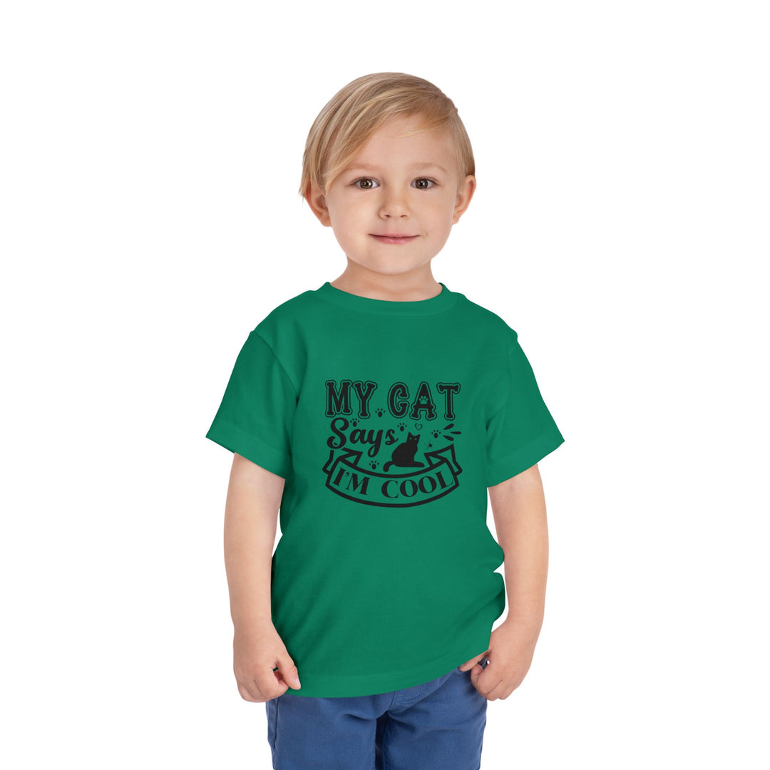 My Cat Says I'm Cool Toddler Tee