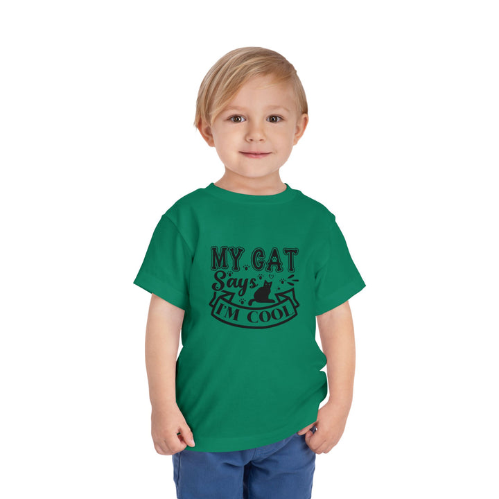 My Cat Says I'm Cool Toddler Tee