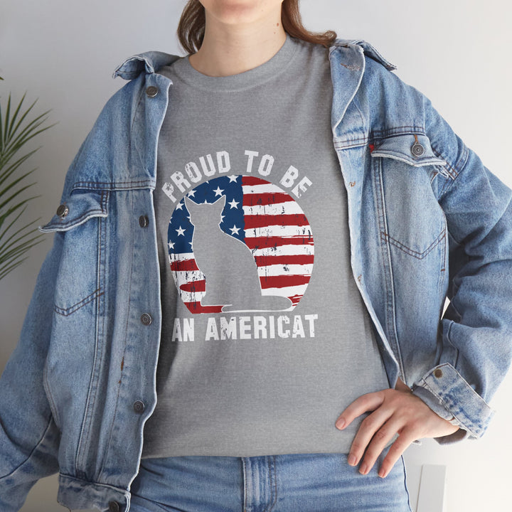 Proud to Be An Americat Cotton Tee
