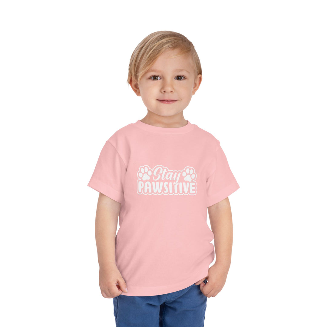 Stay Pawsitive Toddler Tee
