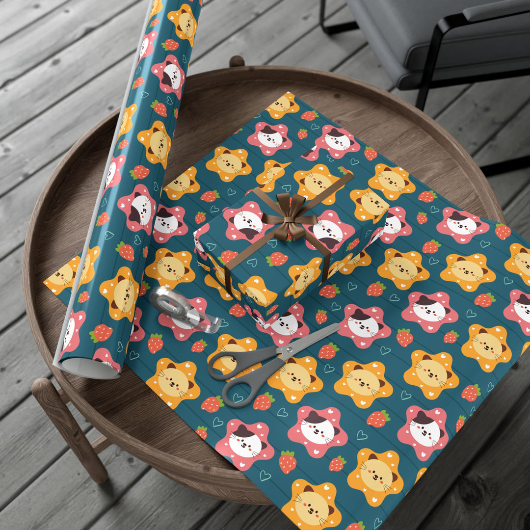 Star Cat Gift Wrap