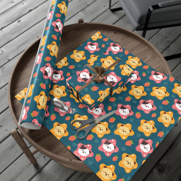 Star Cat Gift Wrap
