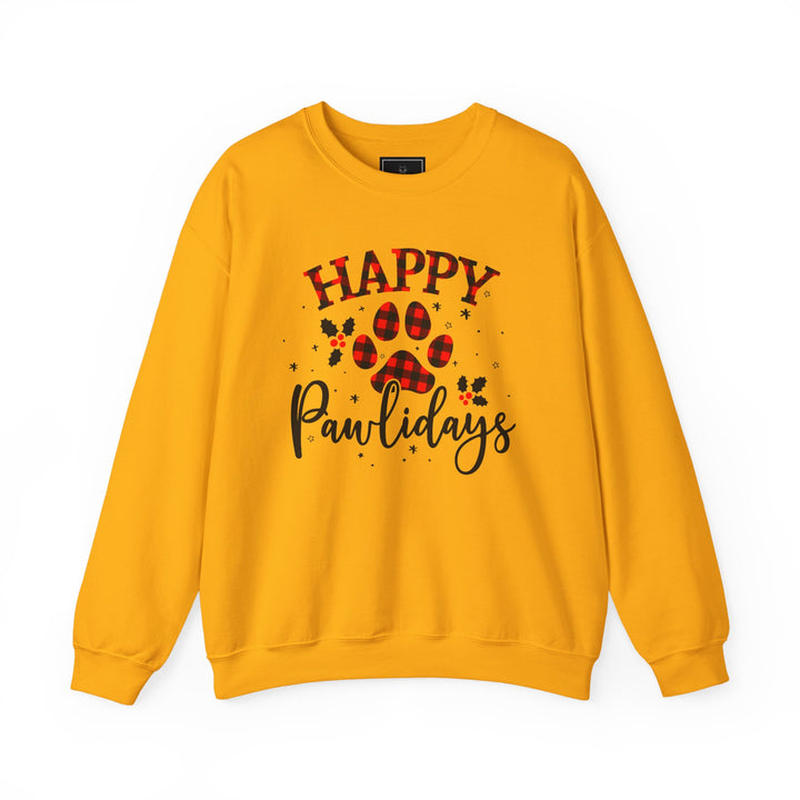 Happy Pawlidays Unisex Crewneck Sweatshirt