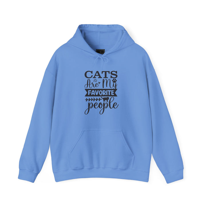 Cats Are My Favorite People Hooded Sweatshirt
