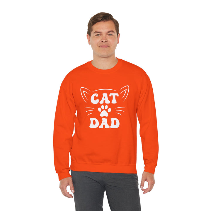 Cat Dad Crewneck Sweatshirt