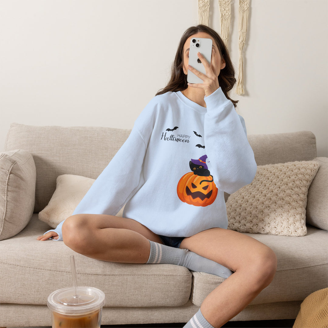 Cat-O-Lantern Crewneck Sweatshirt