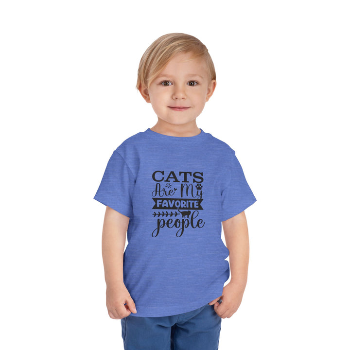 Cats Are My Favorite People Toddler Tee