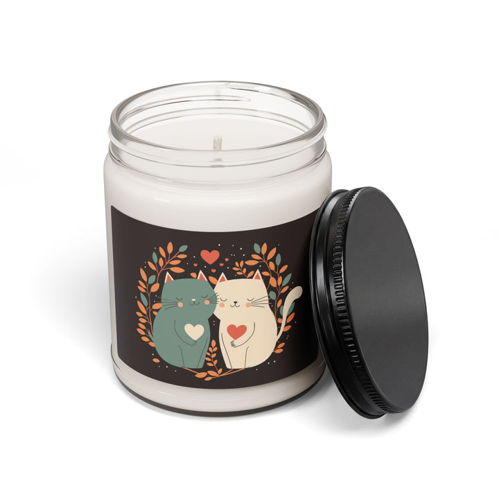 Cat Couple Scented Soy Candle, 9oz