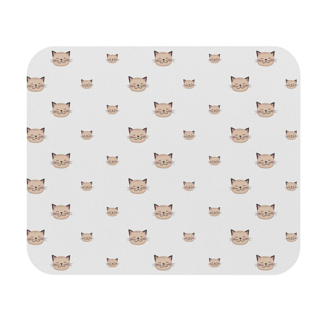 Happy Tabby Cat Mouse Pad