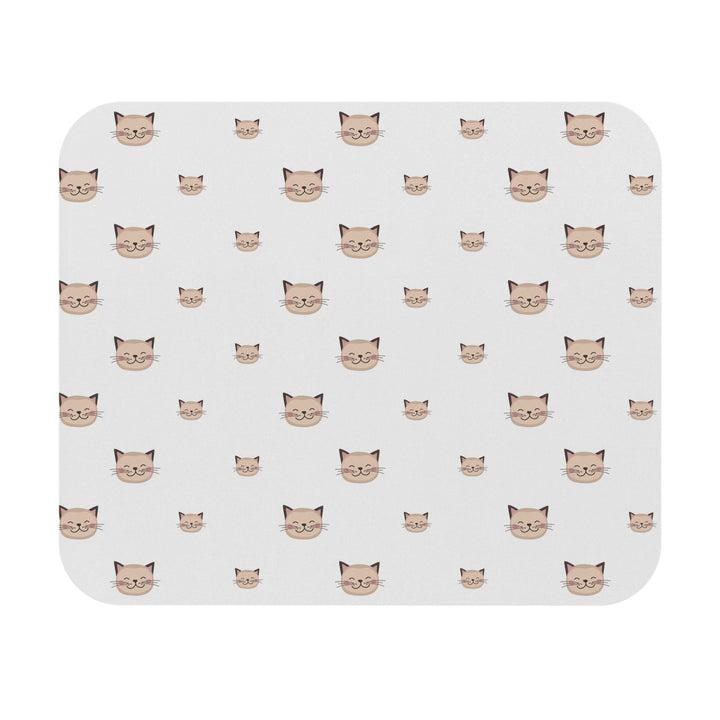 Happy Tabby Cat Mouse Pad